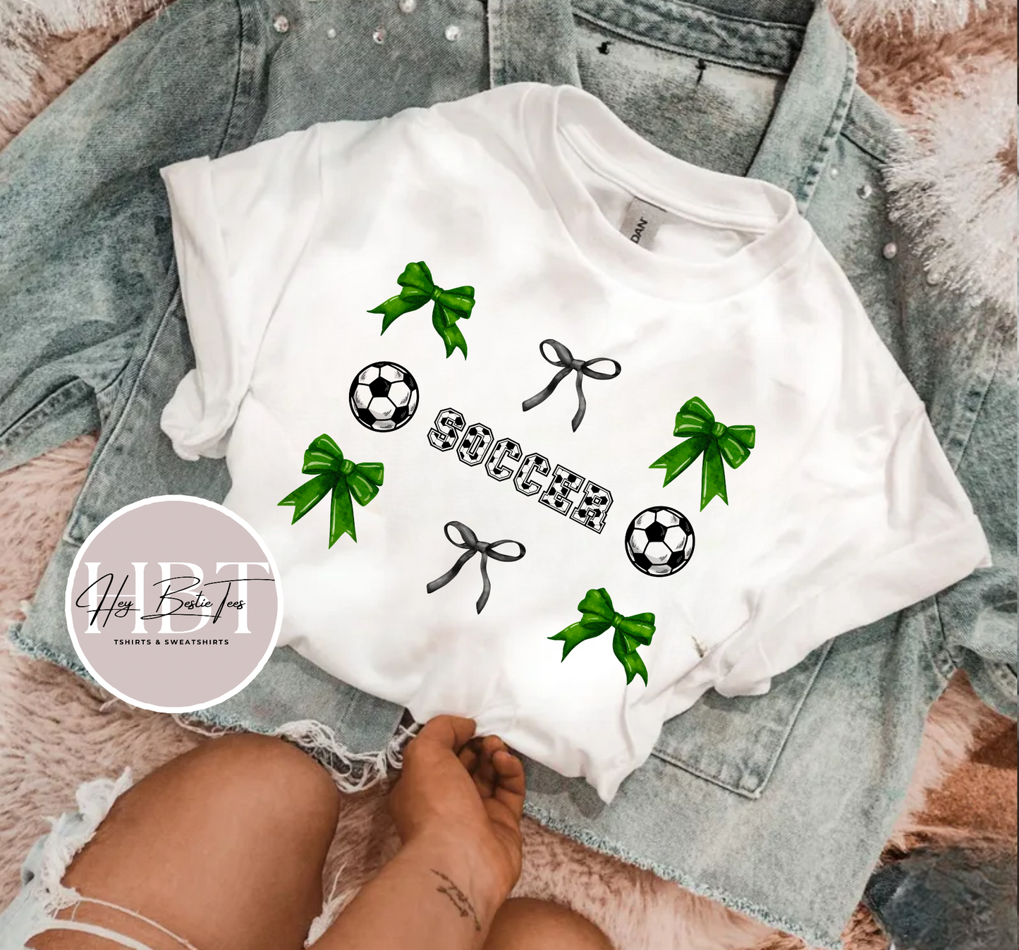 Soccer (bow color and sport can be changed)