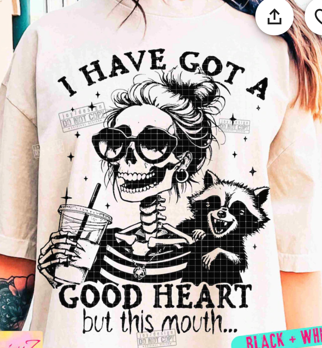 This mouth (if you pick color in photo I will message you for color of shirt)