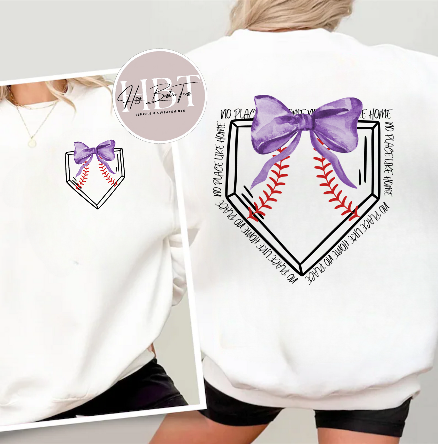 Baseball bow color can be changed