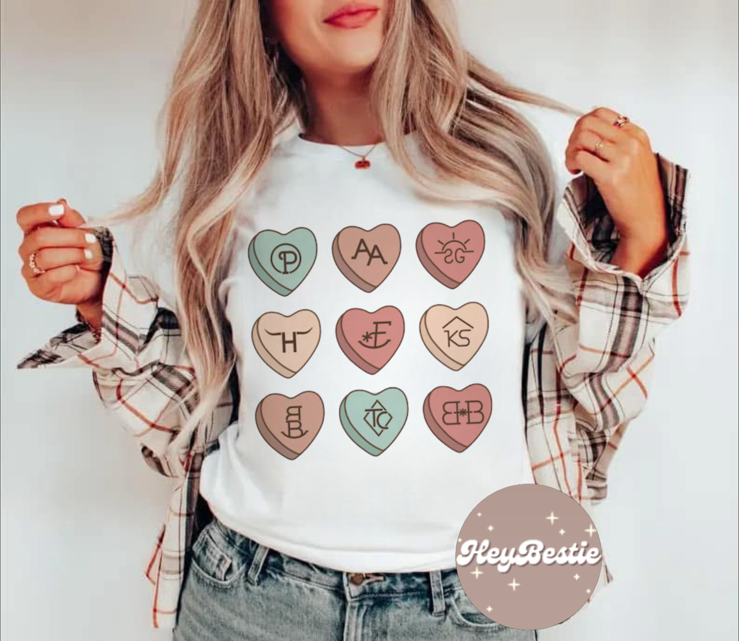 Cattle brand hearts