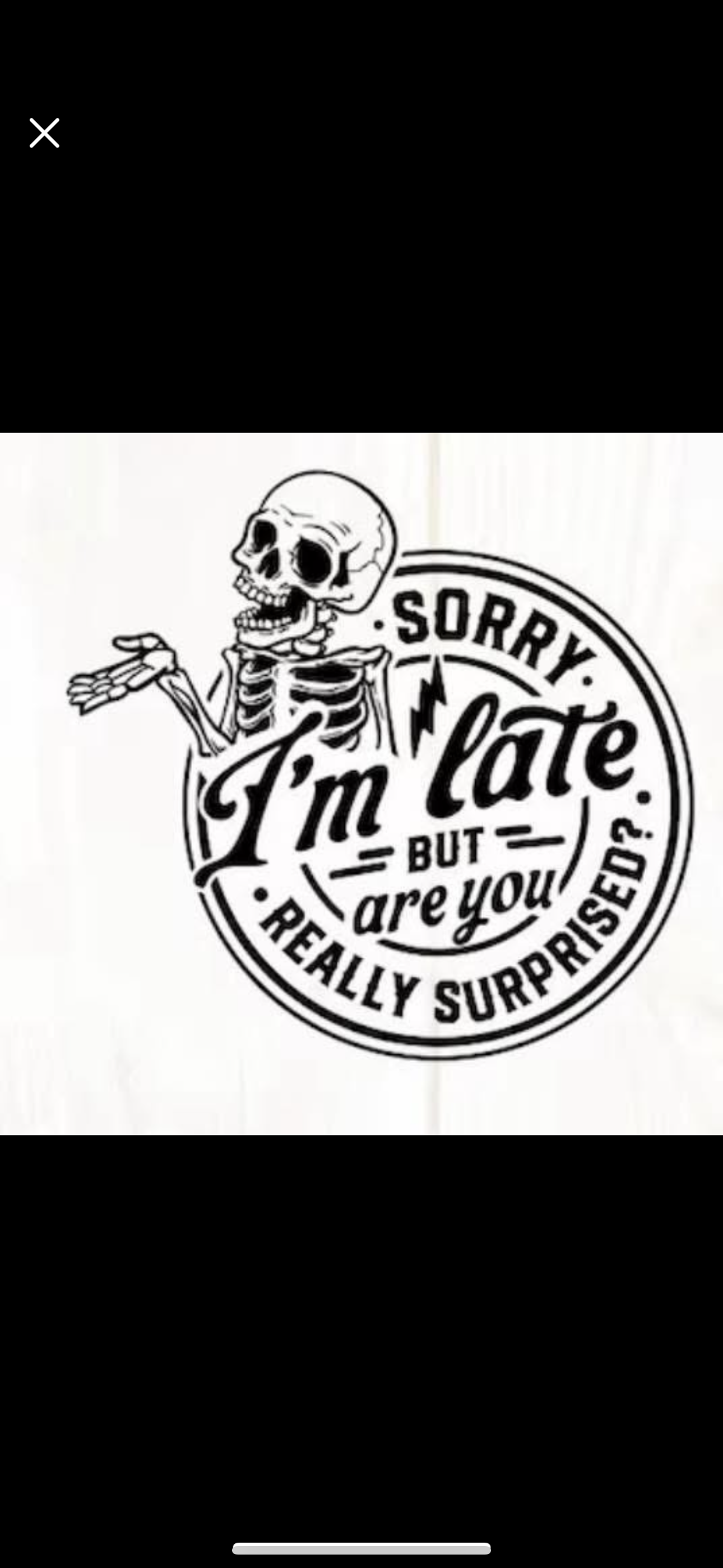 Surprised I’m late