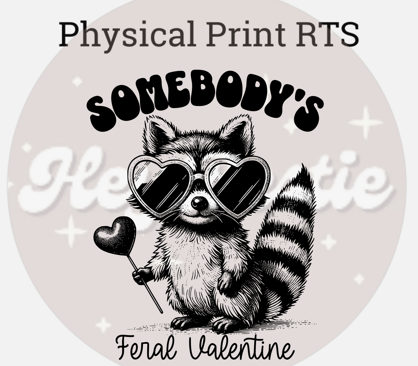 Feral valentines print