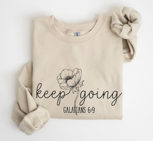 Keep going