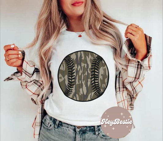 Camo baseball