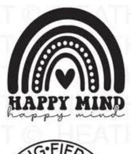 Happy mind (if you pick color in photo I will message you for color of shirt)
