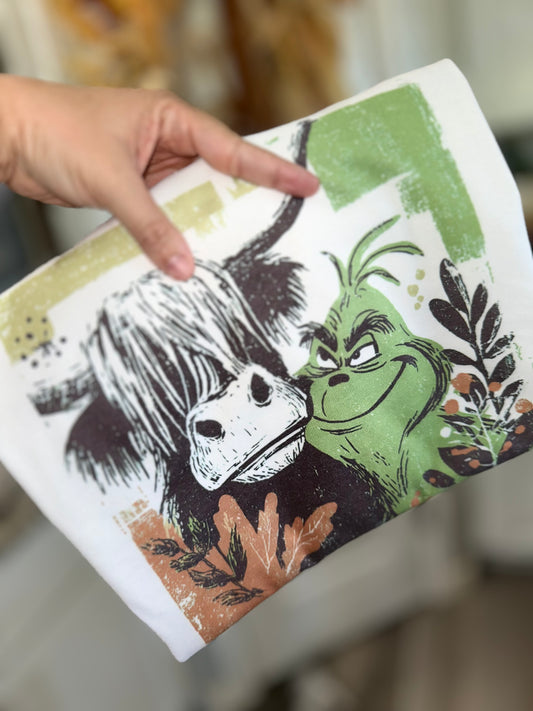 Grinch and cow